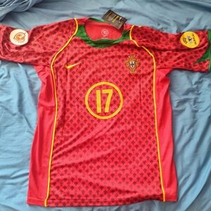 Retro Nike Portugal Ronaldo jersey with tags